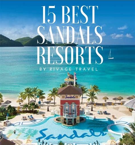 list of all sandals resorts.